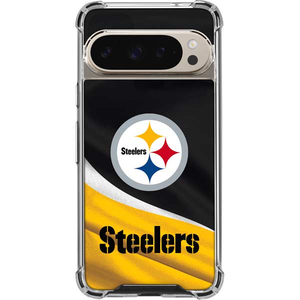 NFL Pittsburgh Steelers Pixel 9 Pro XL Clear Case