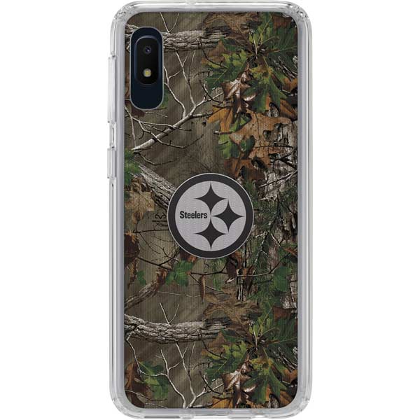 NFL Pittsburgh Steelers Realtree Xtra Green Camo Galaxy Cases