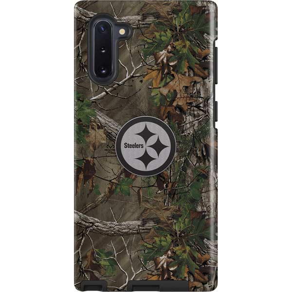 NFL Pittsburgh Steelers Realtree Xtra Green Camo Galaxy Cases