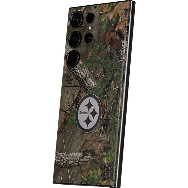 NFL Pittsburgh Steelers Realtree Xtra Green Camo Galaxy Skins