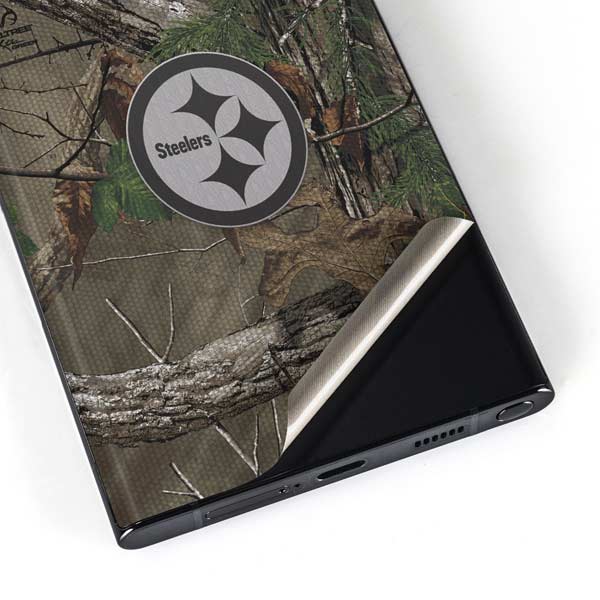 NFL Pittsburgh Steelers Realtree Xtra Green Camo Galaxy Skins