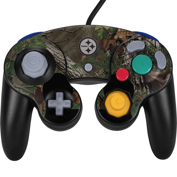 NFL Pittsburgh Steelers Realtree Xtra Green Camo Nintendo Skins