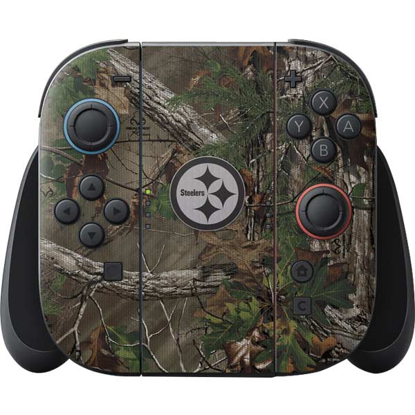 NFL Pittsburgh Steelers Realtree Xtra Green Camo Nintendo Skins