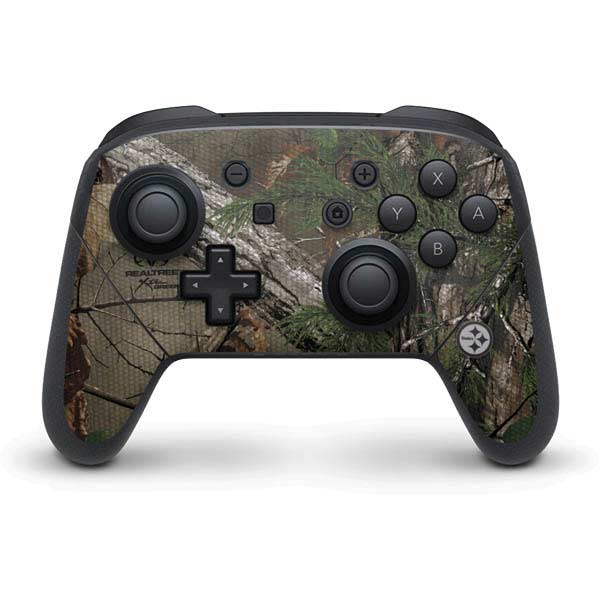 NFL Pittsburgh Steelers Realtree Xtra Green Camo Nintendo Skins