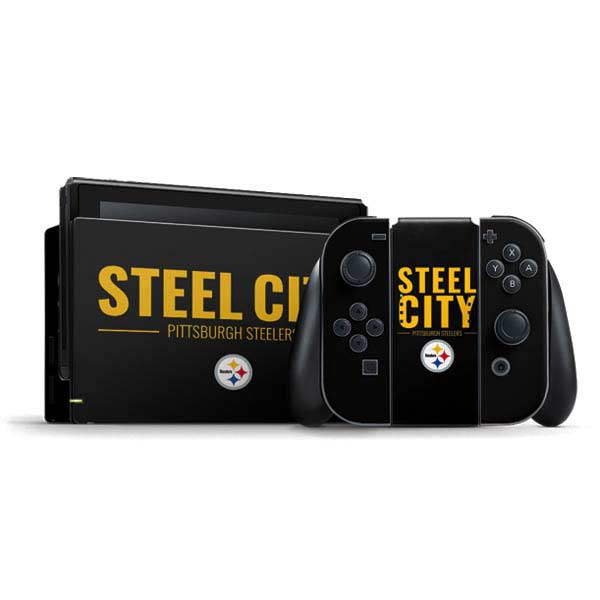 NFL Pittsburgh Steelers Team Motto Nintendo Skins