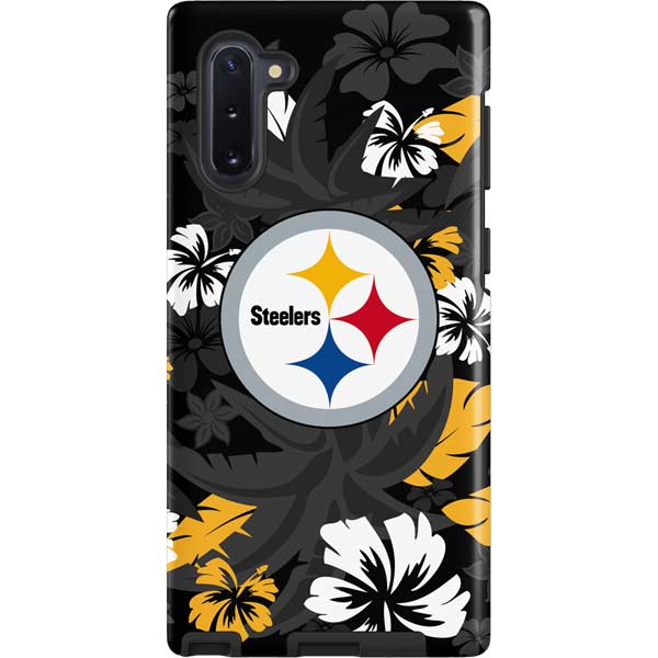 NFL Pittsburgh Steelers Tropical Print Galaxy Cases