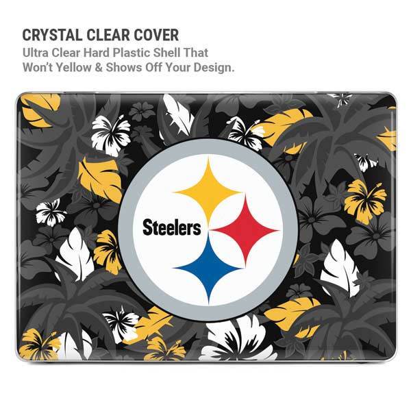 NFL Pittsburgh Steelers Tropical Print MacBook Cases
