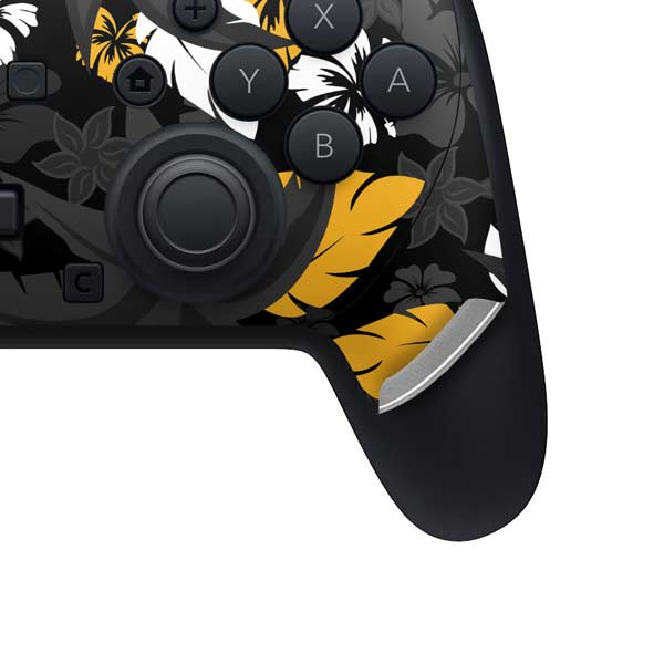 NFL Pittsburgh Steelers Tropical Print Nintendo Switch 2 (2025) Pro Controller Skin