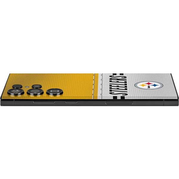 NFL Pittsburgh Steelers White Striped Galaxy Skins