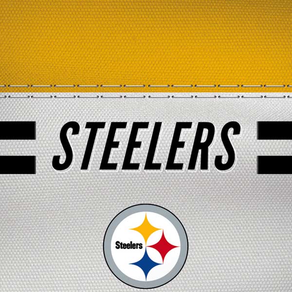 NFL Pittsburgh Steelers White Striped iPhone XS Pro Case