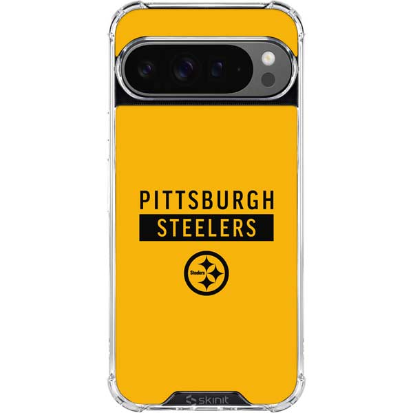 NFL Pittsburgh Steelers Yellow Performance Series Google Pixel 10 Pro Clear Case