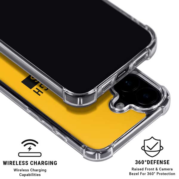 NFL Pittsburgh Steelers Yellow Performance Series iPhone 17 Clear Case