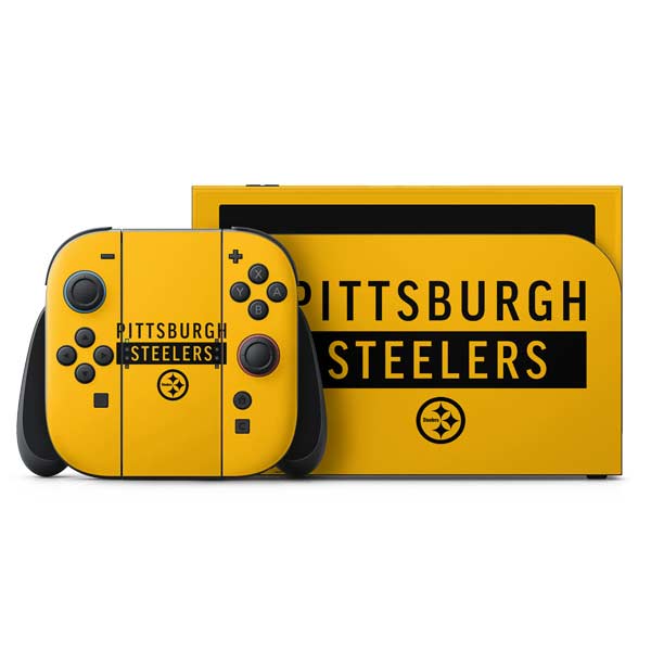 NFL Pittsburgh Steelers Yellow Performance Series Nintendo Skins