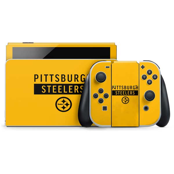 NFL Pittsburgh Steelers Yellow Performance Series Nintendo Skins
