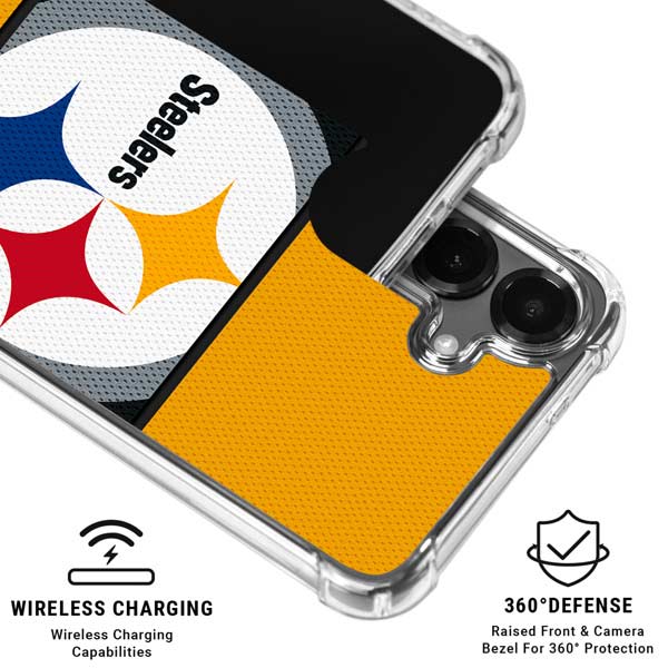 NFL Pittsburgh Steelers Zone Block Galaxy S26 Clear Case
