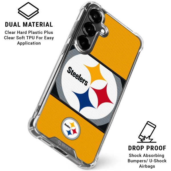 NFL Pittsburgh Steelers Zone Block Galaxy S26 Clear Case