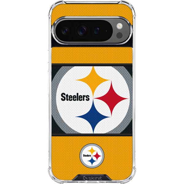 NFL Pittsburgh Steelers Zone Block Google Pixel 10 Pro Clear Case