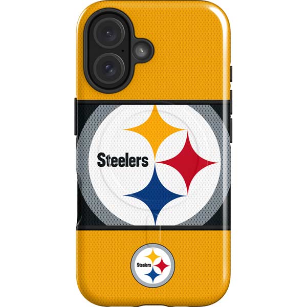 NFL Pittsburgh Steelers Zone Block iPhone 16 Magsafe Impact Case