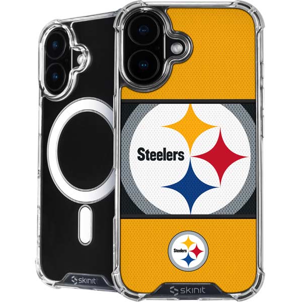 NFL Pittsburgh Steelers Zone Block iPhone 16 Plus MagSafe Case