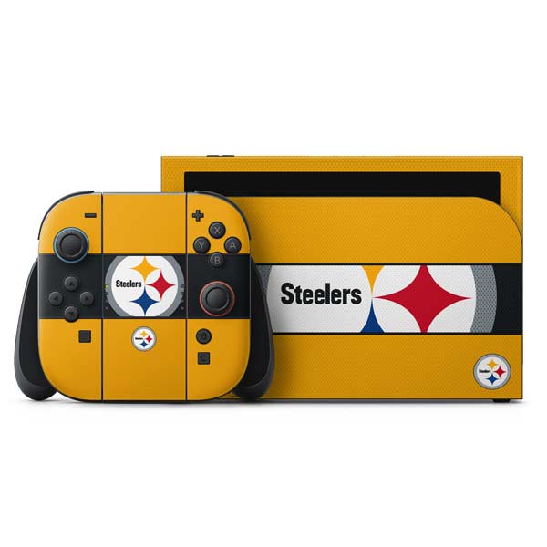 NFL Pittsburgh Steelers Zone Block Nintendo Skins