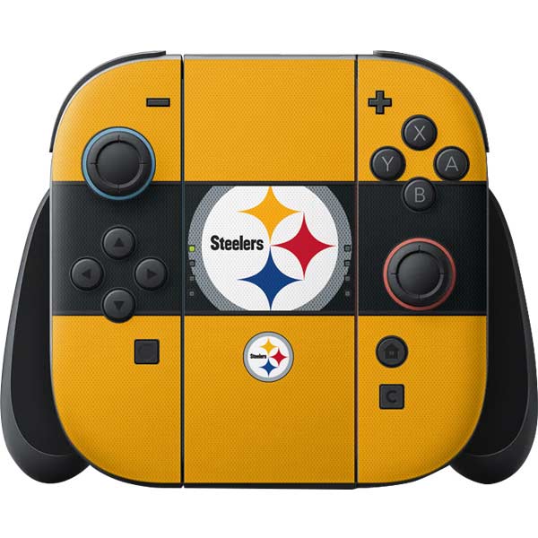 NFL Pittsburgh Steelers Zone Block Nintendo Skins