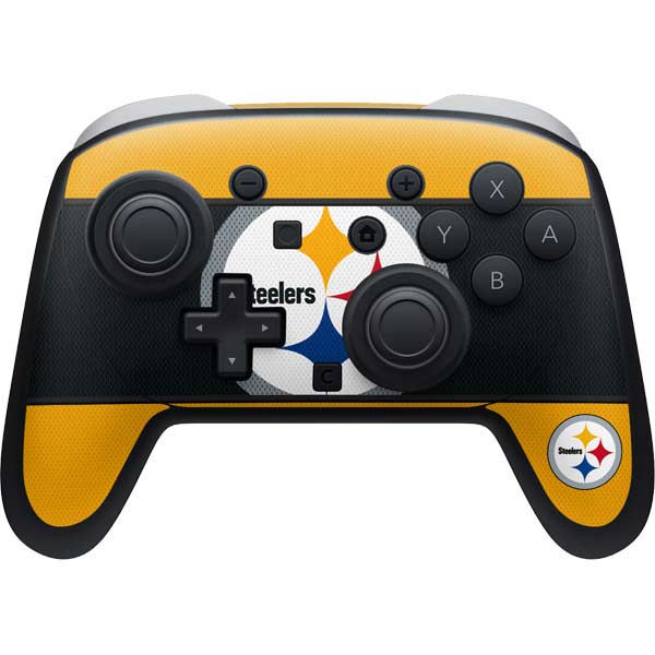 NFL Pittsburgh Steelers Zone Block Nintendo Skins