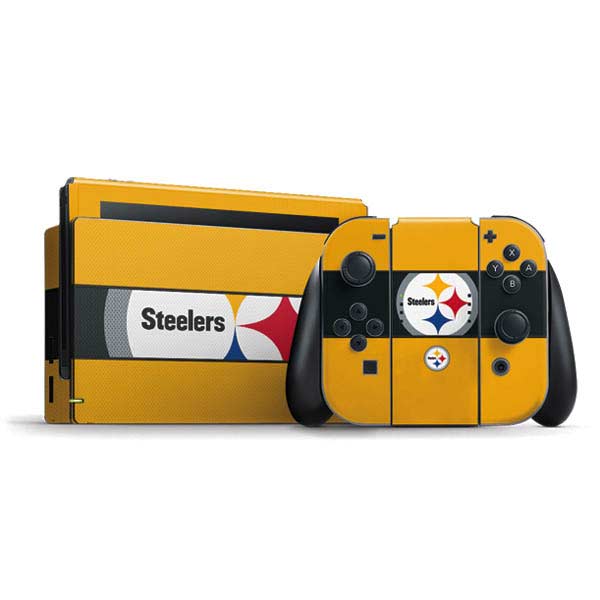 NFL Pittsburgh Steelers Zone Block Nintendo Skins