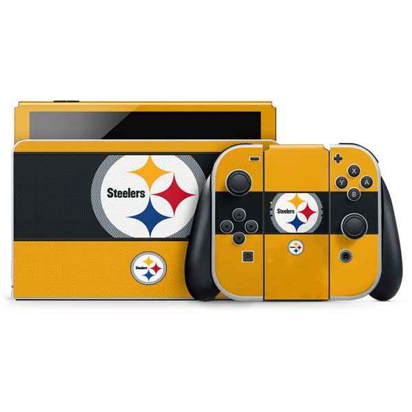 NFL Pittsburgh Steelers Zone Block Nintendo Skins