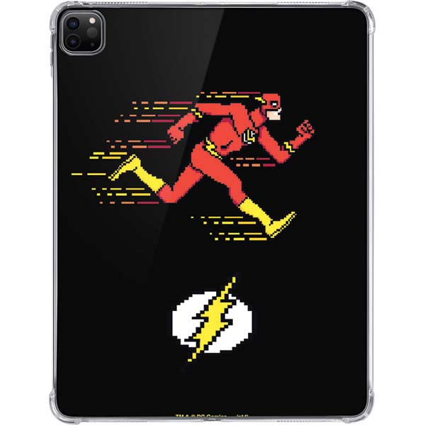 DC Comics The Flash Pixelated Running Pose iPad Pro 11in (2024) Clear Case