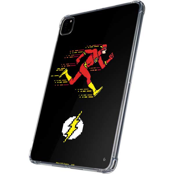 DC Comics The Flash Pixelated Running Pose iPad Pro 11in (2024) Clear Case
