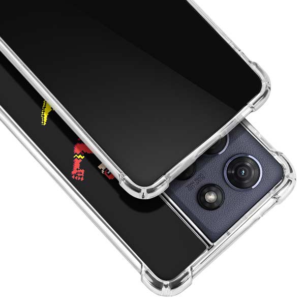 DC Comics The Flash Pixelated Running Pose Moto G 5G (2025) Clear Case