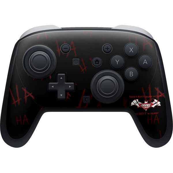 DC Comics The Joker Plenty Wrong With Me Nintendo Switch 2 (2025) Pro Controller Skin