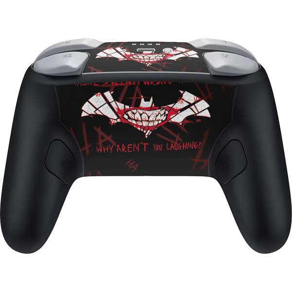 DC Comics The Joker Plenty Wrong With Me Nintendo Switch 2 (2025) Pro Controller Skin