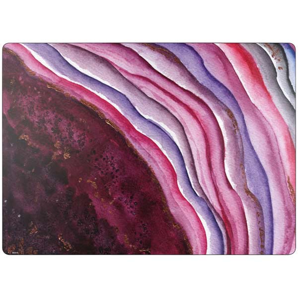 Plum Watercolor Geode Surface Laptop 7 13.8in Skin