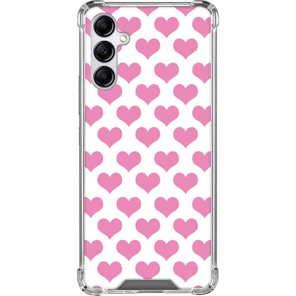 Galaxy Gabb 4 Plush Pink Hearts Clear Case Galaxy Gabb 4 Plush Pink Hearts Clear Case