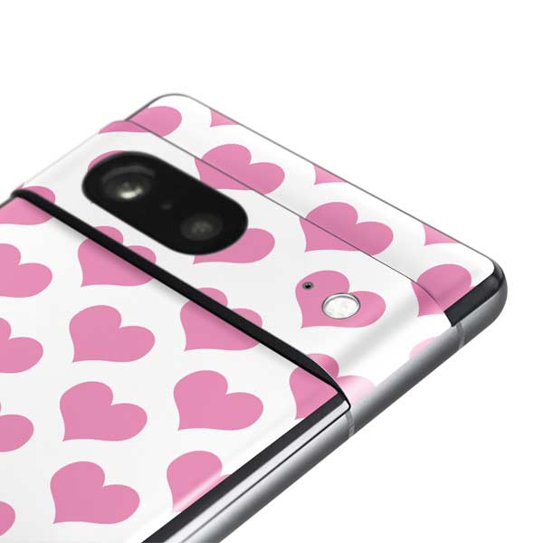 Plush Pink Hearts Pixel Skins