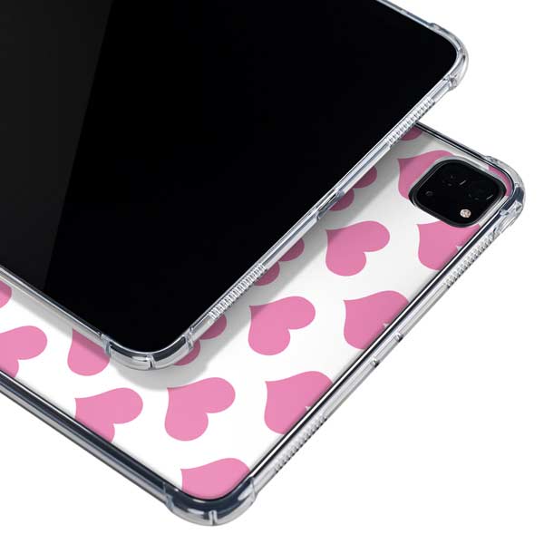 Plush Pink Hearts iPad Cases