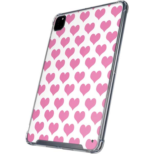 Plush Pink Hearts iPad Cases