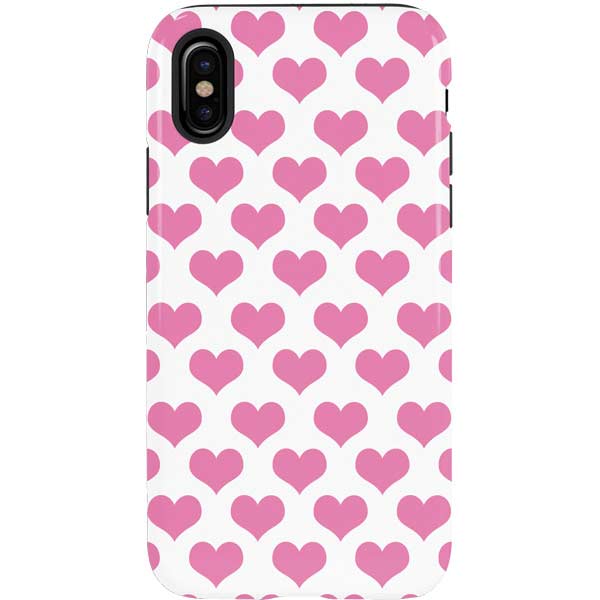 Plush Pink Hearts iPhone Cases