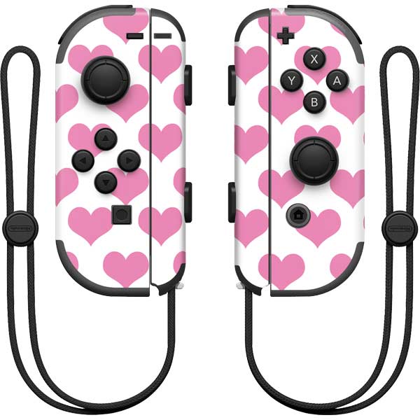 Plush Pink Hearts Nintendo Skins