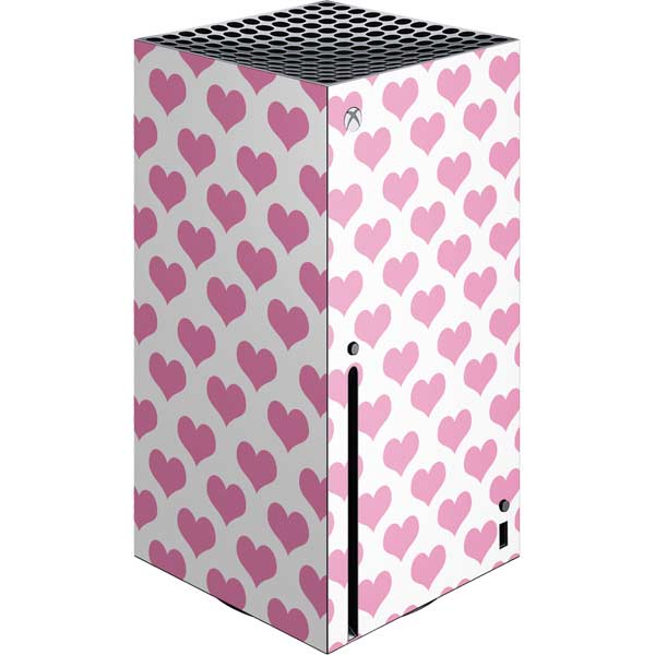 Plush Pink Hearts Xbox Series X Skins