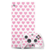 Plush Pink Hearts Xbox Series X Skins