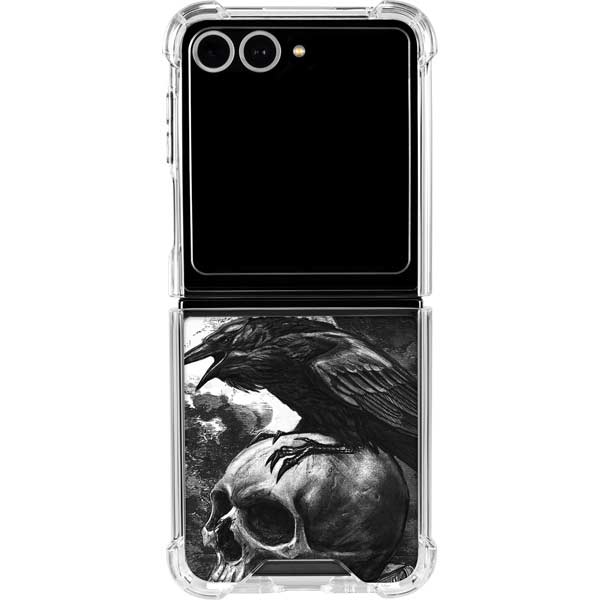 Alchemy Carta Poes Raven Galaxy Z Flip7 Clear Case