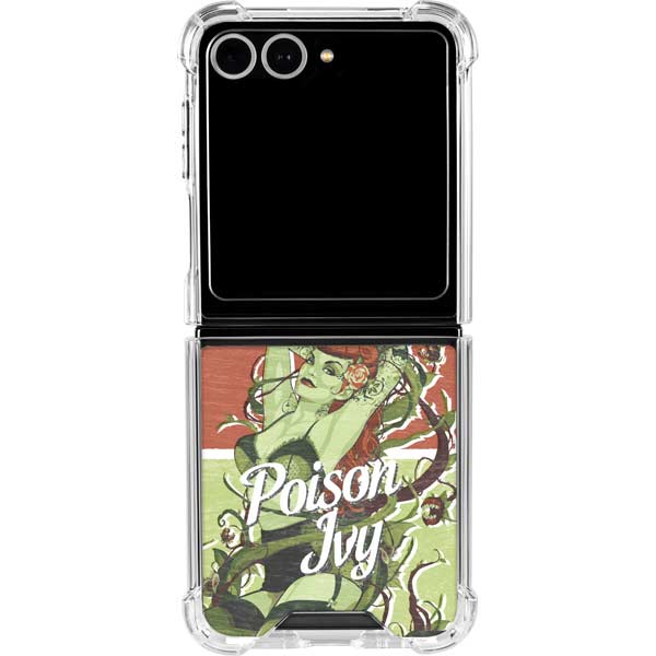 DC Comics Bombshells Poison Ivy Galaxy Z Flip7 Clear Case