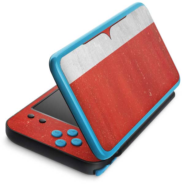 Poland Flag Distressed Nintendo Skins
