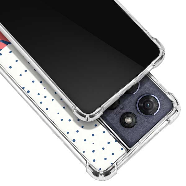 Polka Dot Split Moto G Power 5G (2025) Clear Case