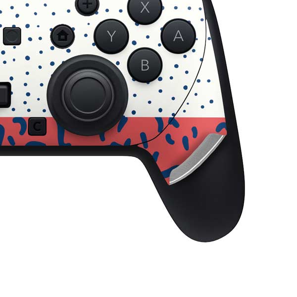 Polka Dot Split Nintendo Switch 2 (2025) Pro Controller Skin