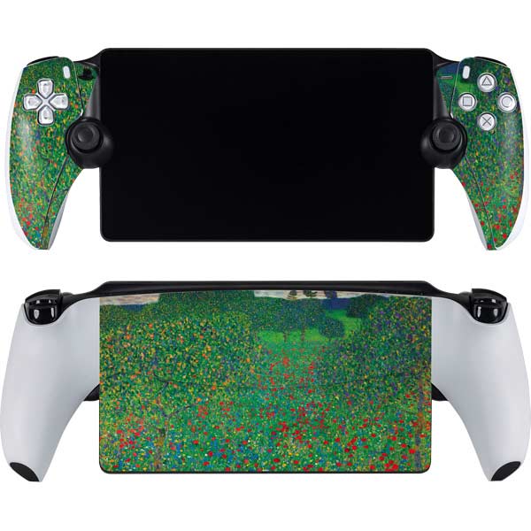 Poppy Field by Gustav Klimt PlayStation PS5 Skins