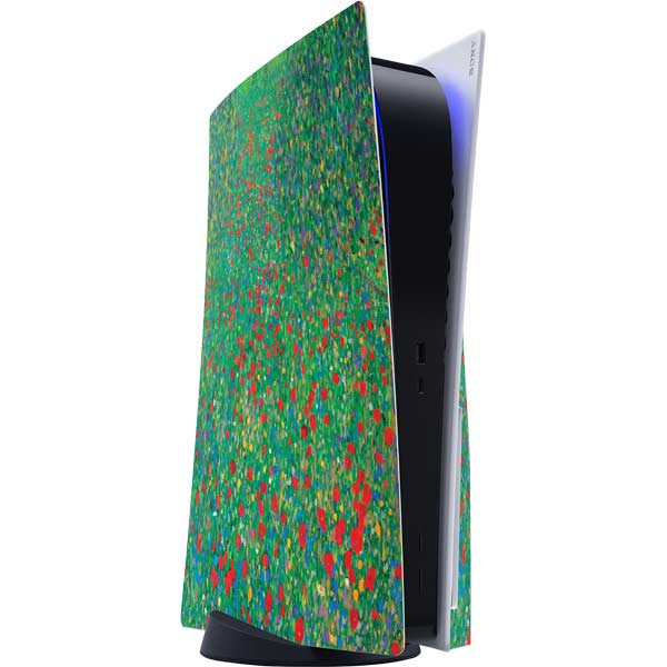Poppy Field by Gustav Klimt PlayStation PS5 Skins