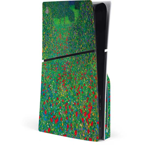 Poppy Field by Gustav Klimt PlayStation PS5 Skins